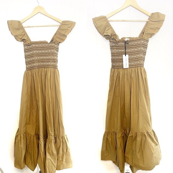 Cara Cara Dress NWT Ruby Dress in Khaki Mixed New XL - Picture 4 of 12
